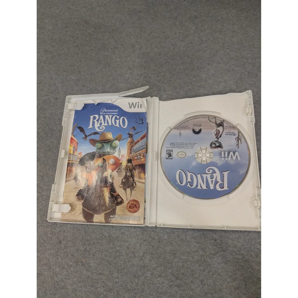 Rango The Video Game Nintendo Wii EA Paramount Action Adventure 2011 - Picture 2 of 3